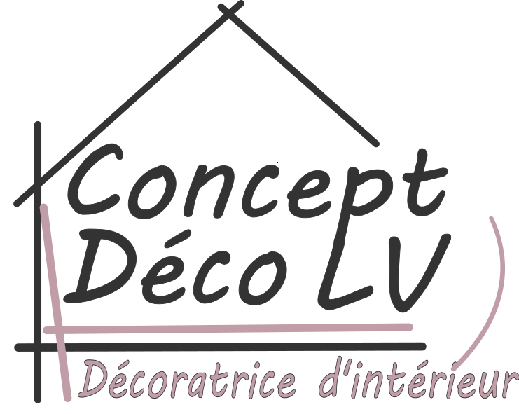 Logo - Concept déco LV - Décoratrice d'intérieur à Caen