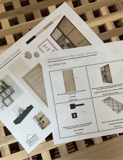 Shopping list pour aménagement et décoration intérieur -Concept Déco LV - Décoratrice d'intérieur à Caen